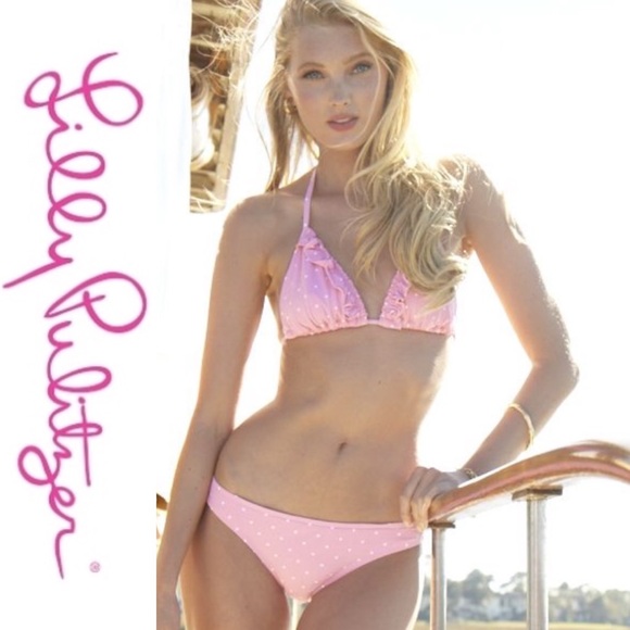 ⚡️Lilly Pulitzer Bikini Swimsuit Polka dot 👙 - Picture 2 of 15